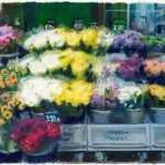 パリ・フラワー」版画 ”Paris Flower” Print on Paper | ARTE-Gallery